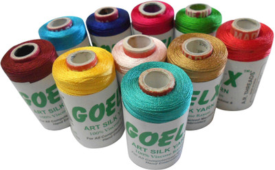 

GOELX Jewellery Wrapping Silk Thread