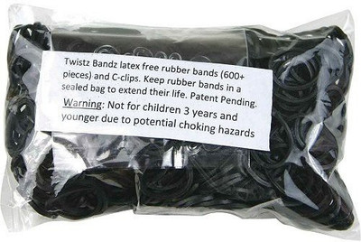 

Rainbow Loom Rainbow Loom Solid Bands - Black