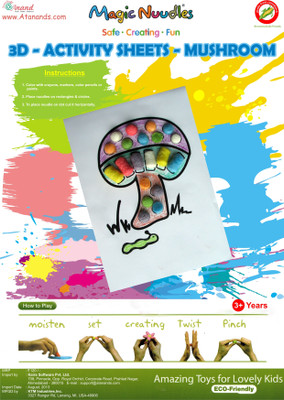 

Atanands Magic Nuudles 3D Activity Sheet Mushroom