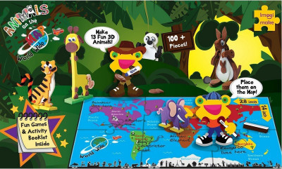 

Imagimake ANIMALS on the Map