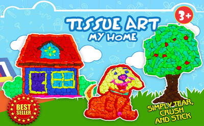 

Crafty Chimp Tissue Art - My Home