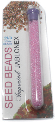 

Jaunty Beadsnfashion Imported Jablonex Seed Beads Ceylonese Hot Pink