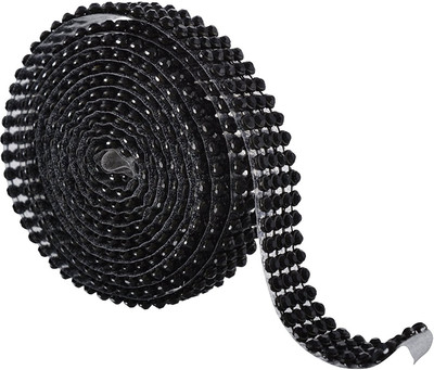 

AM Stone lace Black 4-line full length 1.25 meters for bangles/jewellery decoration