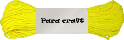 

Paracraft 100ft 550 Paracord Parachute Survival Cord - Yellow Yellow(Length: 30 m, Diameter: 4 mm)