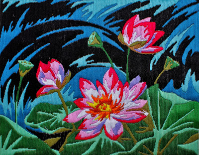 

Anchor Stitch Kits - Blooming Lotus