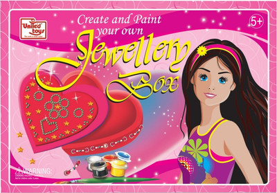 United Toys Create and Paint Your Own Jewellery Box