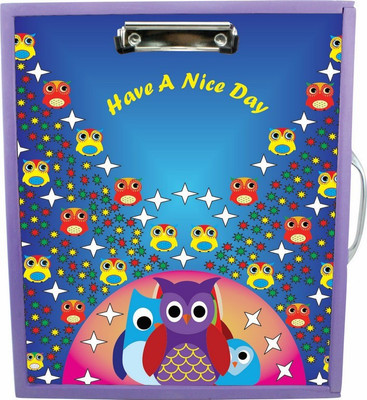 

Enigmatic Woodworks Wooden Art Box - Owl Theme1(Purple)