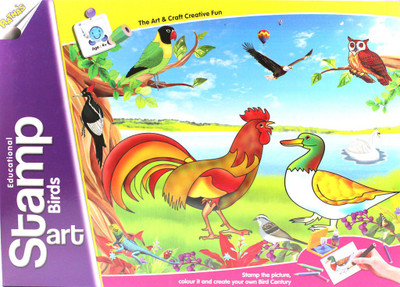 

Ratnas Educational Stamp Art Birds