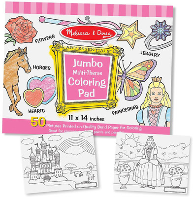 

Melissa & Doug Jumbo Coloring Pad - Pink (11 X 14)