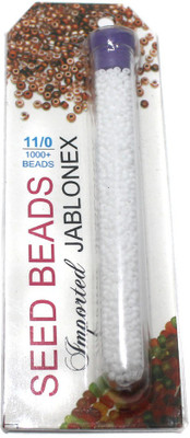 

Jaunty Beadsnfashion Imported Jablonex Seed Beads Opaque White