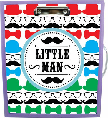 

Enigmatic Woodworks Wooden Art Box - Little Man Theme(Purple)