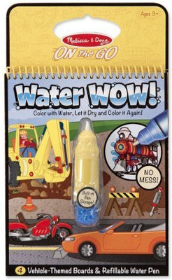 

Melissa & Doug Vehicles: Water Wow Activity Book