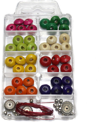 

Jaunty Beadsnfashion Jewellery Making Wooden Beads DIY Kit