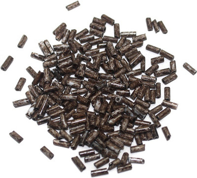

Jaunty Beadsnfashion Seed Bugles Beads Marble Brown (100 Gm)