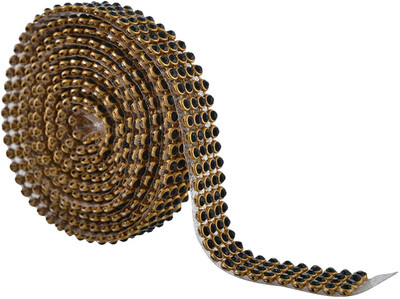 

AM tone lace Black & Golden 4-line full length 1.25 meters for bangles/jewellery decoration