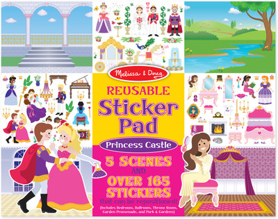 

Melissa & Doug Princess Castle Reusable Sticker Pad