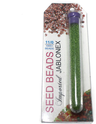 

Jaunty Beadsnfashion Imported Jablonex Seed Beads Trans Peridot