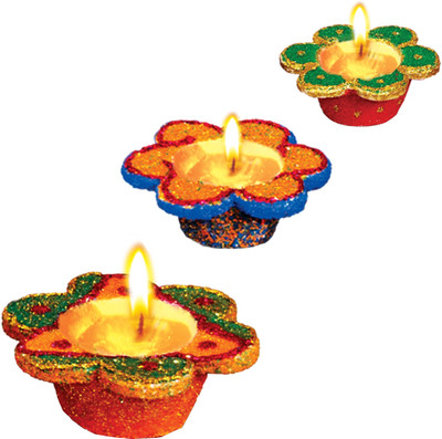 

Toy Kraft Sand Art Festive Candle Pots