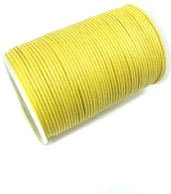 

Jaunty Beadsnfashion Jewellery Making Cotton Cord Yellow 2 MM (100 Mtrs.)