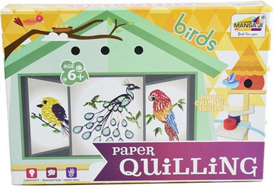 

Mansaji Paper Quilling Kit - Birds