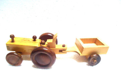 

Desi Karigar wooden tractor
