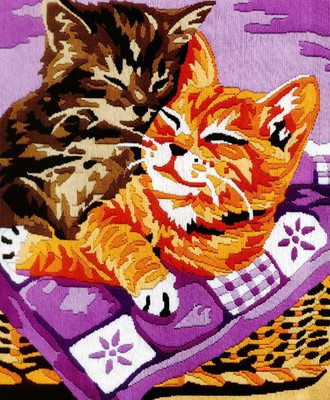 

Anchor Stitch Kits - Kittie Cudddles