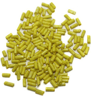 

Jaunty Beadsnfashion Seed Bugles Beads Yellow (100 Gm)
