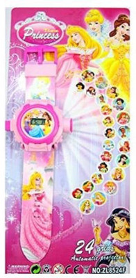 

AR Enterprises 24 Images Princess Projector Watch for kids