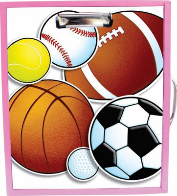 

Enigmatic Woodworks Wooden Art Box - Sport Theme2(Pink)