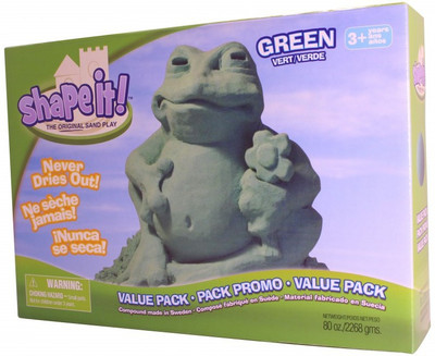 

Waba Fun Shape It Sand Box 5 lb. Green