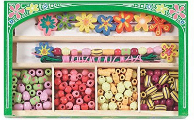 

Melissa & Doug Flower Power Wooden Bead Set