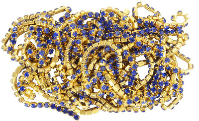

GOELX Stone Chain Blue for jewellery making