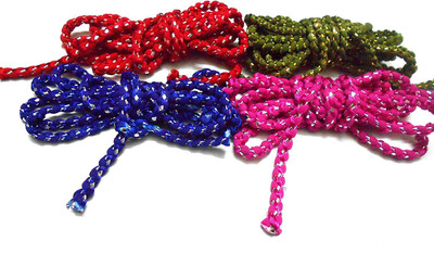 

GOELX Fancy thread /thick dori for wrapping/jewellery making/craftwork/linings.