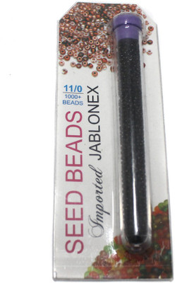 

Jaunty Beadsnfashion Imported Jablonex Seed Beads Trans Black