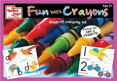 

United Toys Fun with Crayons - Colour My ABC & Numbers