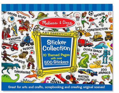

Melissa & Doug Multi Sticker Collection - Blue / 500pcs