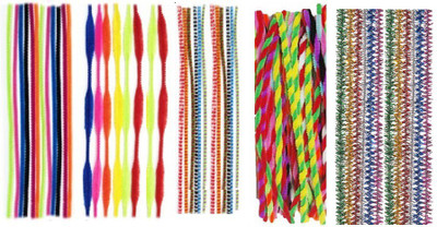 

Atanands 52 Pcs Assorted Pattern And Colors Craft Pipe Cleaners Wire Sticks