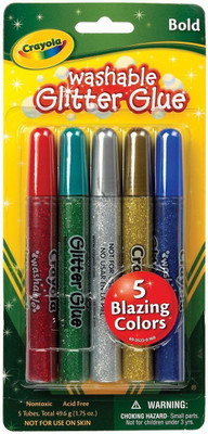 

Funskool Crayola 5 CT Washable Glitter Glue
