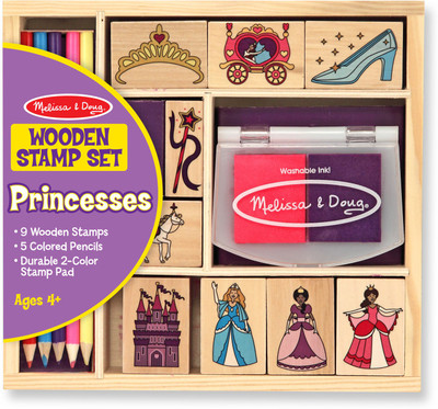 

Melissa & Doug Wooden Stamp Set - Princesses