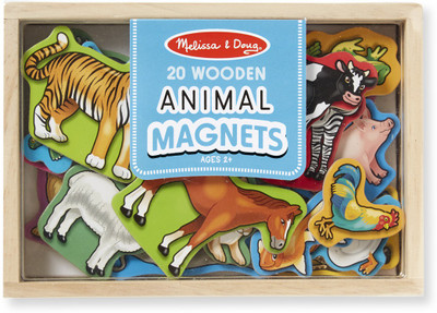 

Melissa & Doug Wooden Animal Magnets