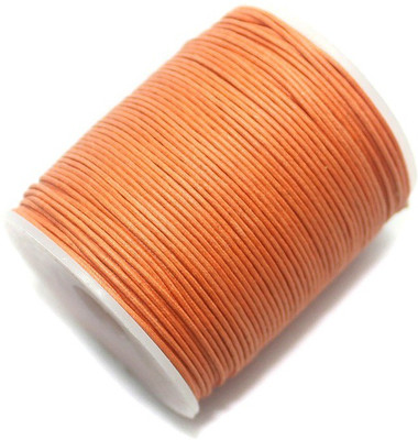 

Jaunty Beadsnfashion Jewellery Making Cotton Cord Orange 1 MM(100 Mtrs.)