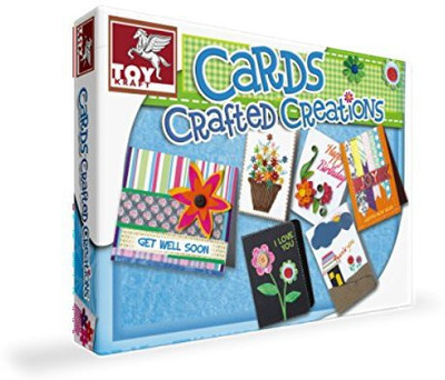 

Toy Kraft ToyKraft Cards Crafted Creations -EduToys