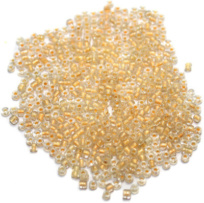 

Jaunty Beadsnfashion Inside Color Seed Beads Peach (100 Gm)