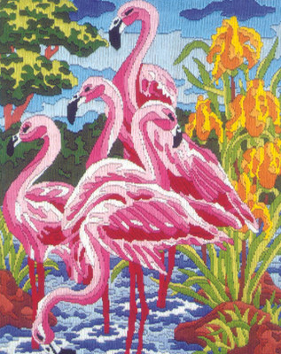 

Anchor Stitch Kits - Pink Flamingoes