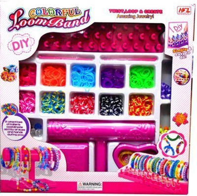

Montez Colorful LoomBand With Loom Stand