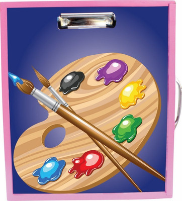 

Enigmatic Woodworks Wooden Art Box - Art Theme1(Pink)