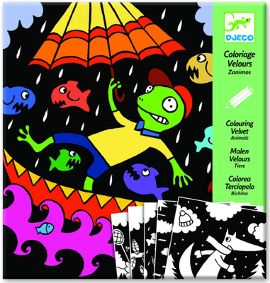 

Djeco Colouring Velvet Animalz