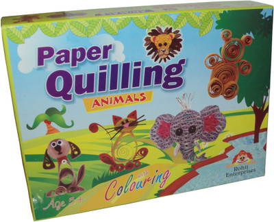 

Parteet Paper Quilling Game with Colouring for Kids