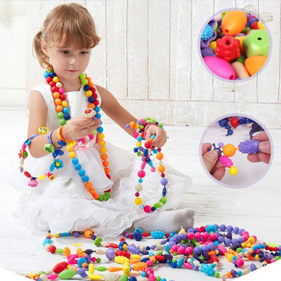 

Montez Pop Beads Snap-Together for Kid Necklace and Bracelet kit
