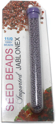 

Jaunty Beadsnfashion Imported Jablonex Seed Beads Luster Purple